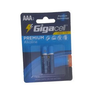 باتری گیگاسل نیم قلم آلکالین GIGACELL AAA2 Premium Alkaline