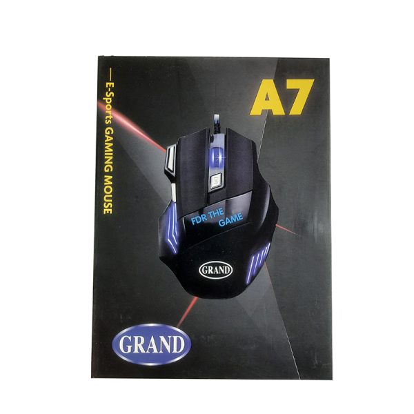 موس بازی گرند (GRAND A7 (GAMING MOUSE