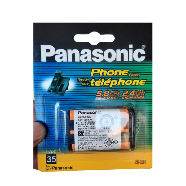 باتری قابل شارژ پاناسونیک PANASONIC RECHARGEABLE P107