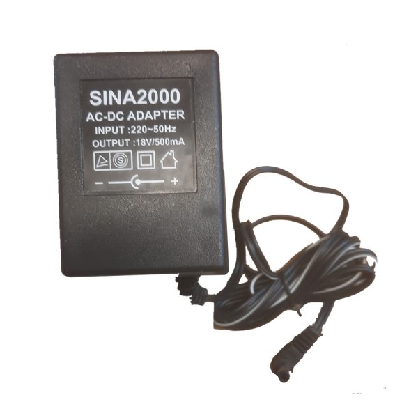 آداپتور سینا SINA2000 AC-DC 18V 500mA