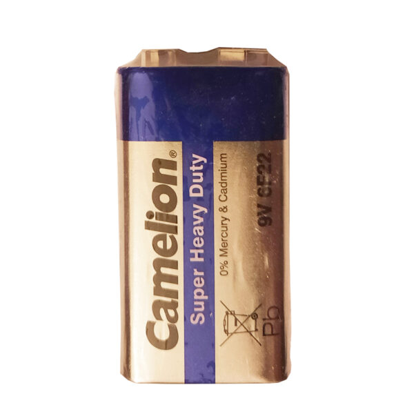 باتری کملیون کتابی CAMELION 9V Super Heavy Duty