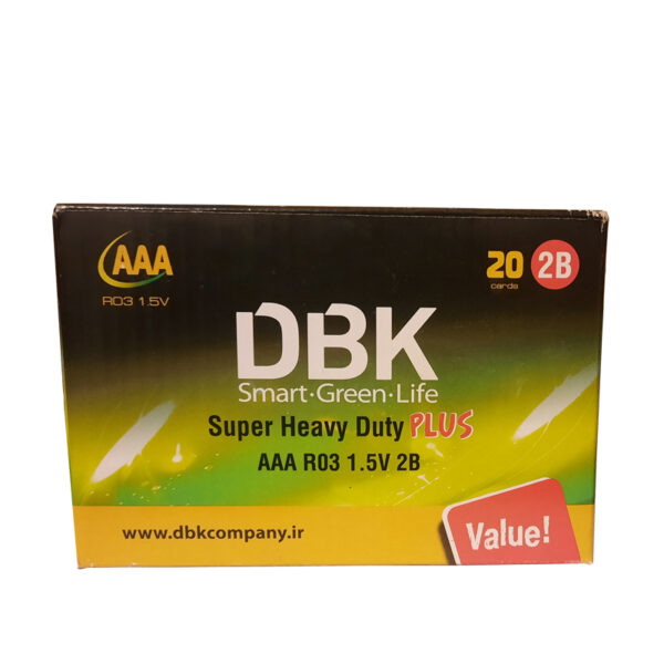 باتری نیم قلم DBK AAA Super Heavy Duly