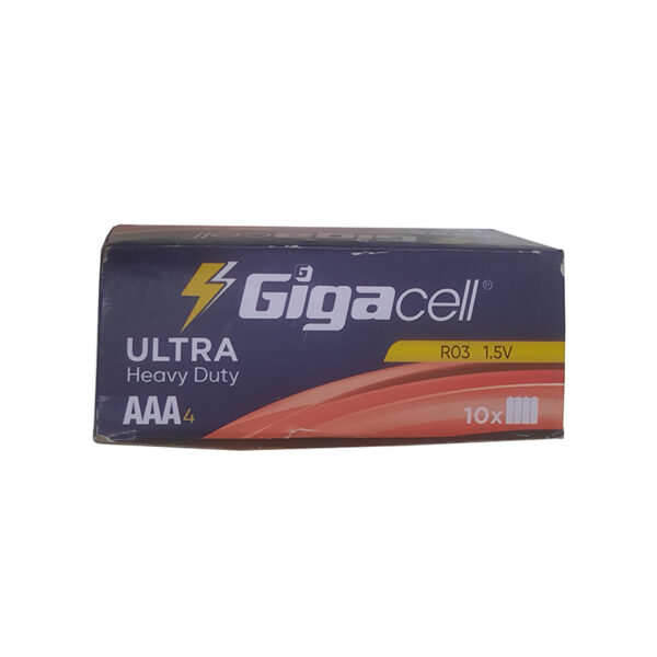 باتری گیگاسل نیم قلم (شیرینگ) GIGACELL AAA ULTRA R03