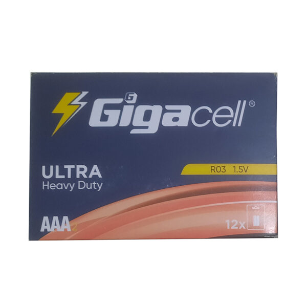 باتری گیگاسل نیم قلم GIGACELL AAA2 Ultra Heavy Duty