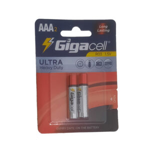 باتری گیگاسل نیم قلم GIGACELL AAA2 Ultra Heavy Duty