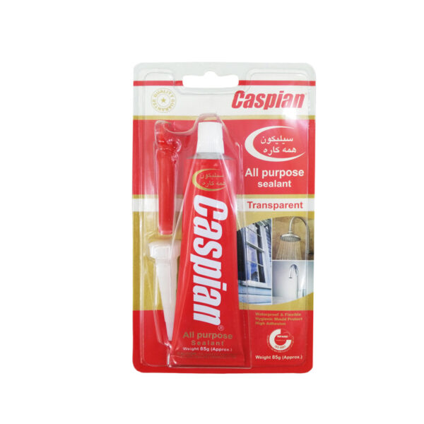 چسب سیلیکون کاسپین (شفاف) CASPIAN 85g