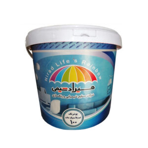 رنگ نیم پلاستیک درجه یک هیراد (100 - چهار کیلویی) HIRAD