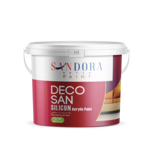 رنگ اکریلیک مات دکوسان ساندورا (4.5کیلو) SANDORA